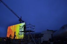 Ghost Parade screen nearly complete. Image by Emma Geliot