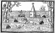 1607 Floods Woodcut - Drowned World